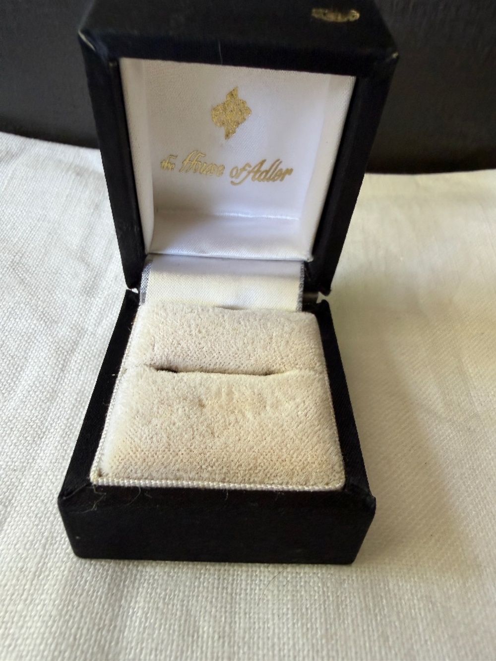 House of Adler Jewelry Ring Presentation Box (empty) Vintage